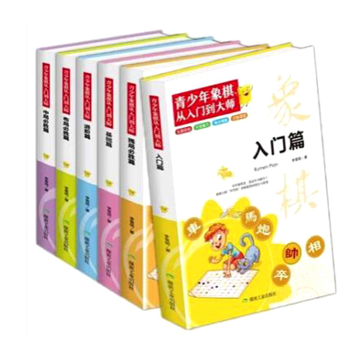 青少年象棋从入门到大师塑封全6册