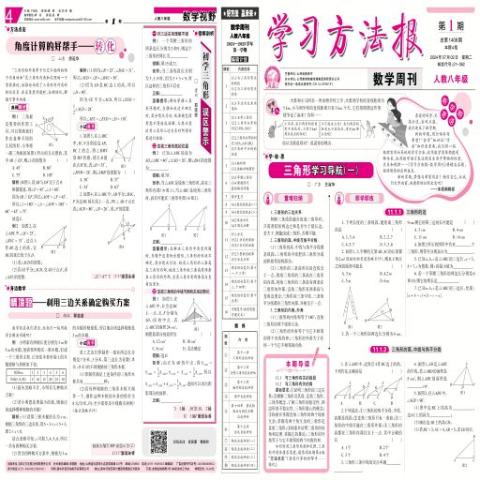 学习方法报.数学周刊.人教八年级合订本