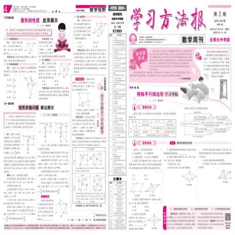 学习方法报.数学周刊.北师大中考版